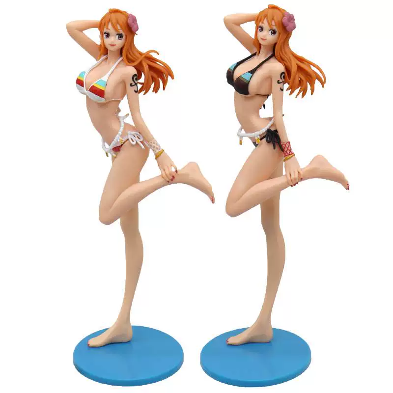 Buy One Piece Nami Glitter Standing Swimsuit Version Figure with Crypto at AnimeFigureHub