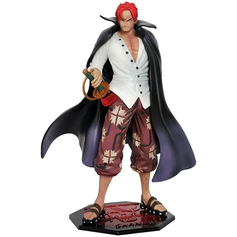 Buy One Piece Red Hair Shanks Dragon Tiger Marineford War Four Emperors Figure with Crypto at AnimeFigureHub
