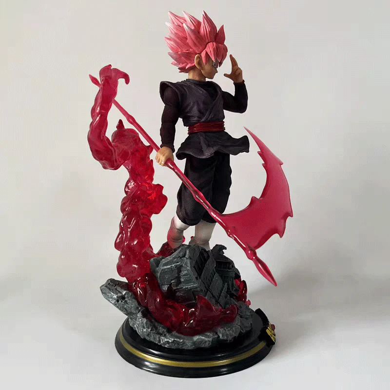 Dragon Ball Z - Super Saiyan Rosé Goku Black Zamasu (Light-Up) Figure - Image 5