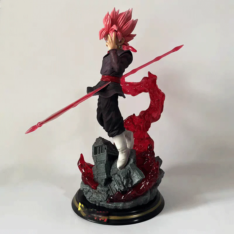 Dragon Ball Z - Super Saiyan Rosé Goku Black Zamasu (Light-Up) Figure - Image 6