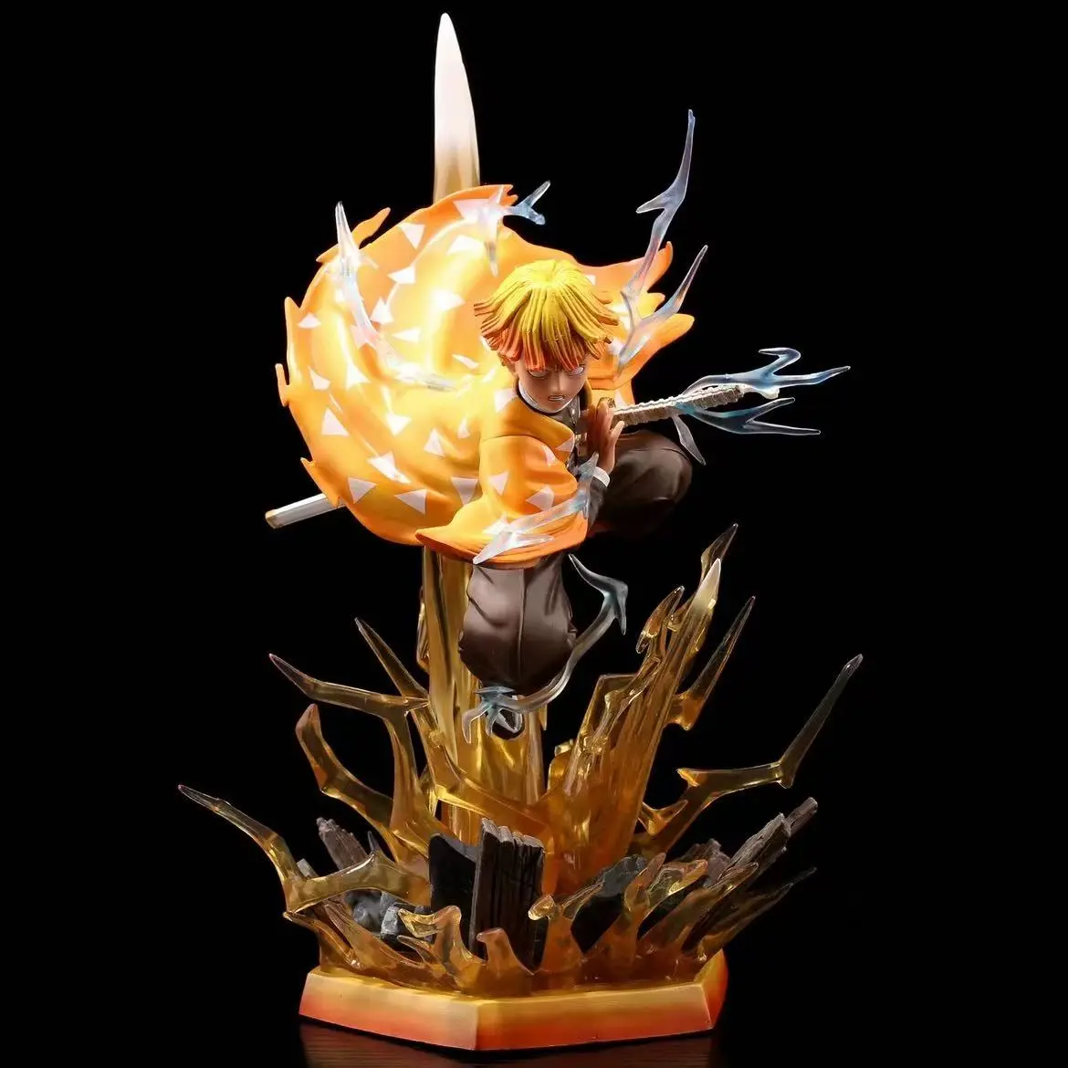 Buy Demon Slayer Zenitsu Agatsuma Thunder Breathing Figure with Crypto at AnimeFigureHub