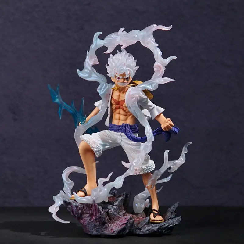 Buy One Piece Monkey D. Luffy Gear 5 Nika Form Figure with Crypto at AnimeFigureHub