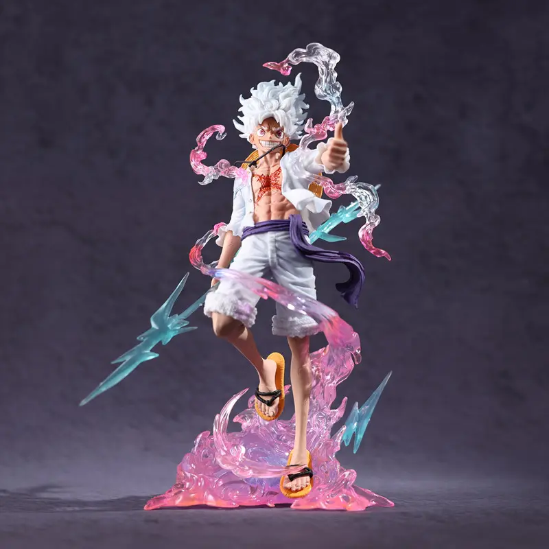 Buy One Piece Monkey D. Luffy Gear 5 Cloud Walking Version Figure with Crypto at AnimeFigureHub