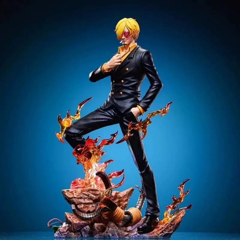 Buy One Piece Sanji Black Leg Version Figure with Crypto at AnimeFigureHub