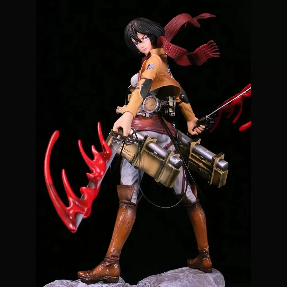 Buy Attack on Titan Mikasa Ackerman Figure with Crypto at AnimeFigureHub