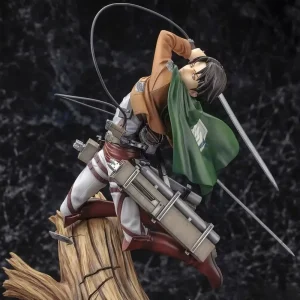 Attack on Titan – Levi Ackermann (Tree Stump Base Version) Figure