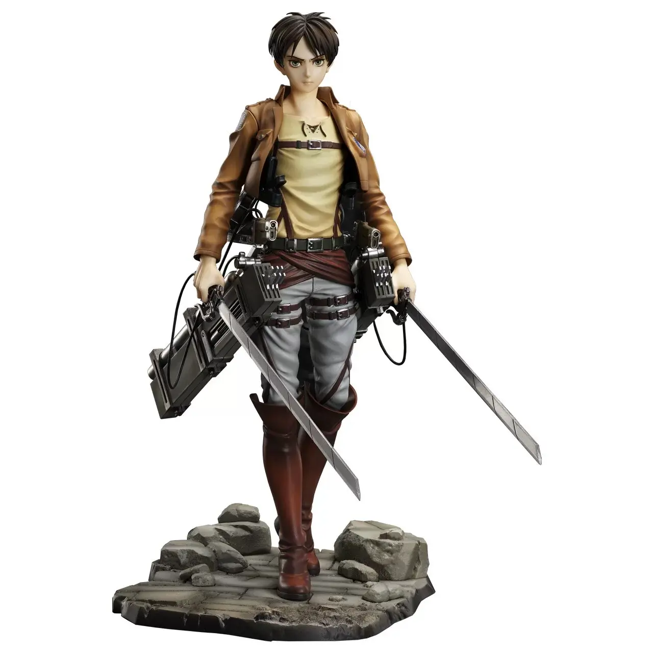 Buy Attack on Titan Eren Jaeger Standing Pose Version Figure with Crypto at AnimeFigureHub