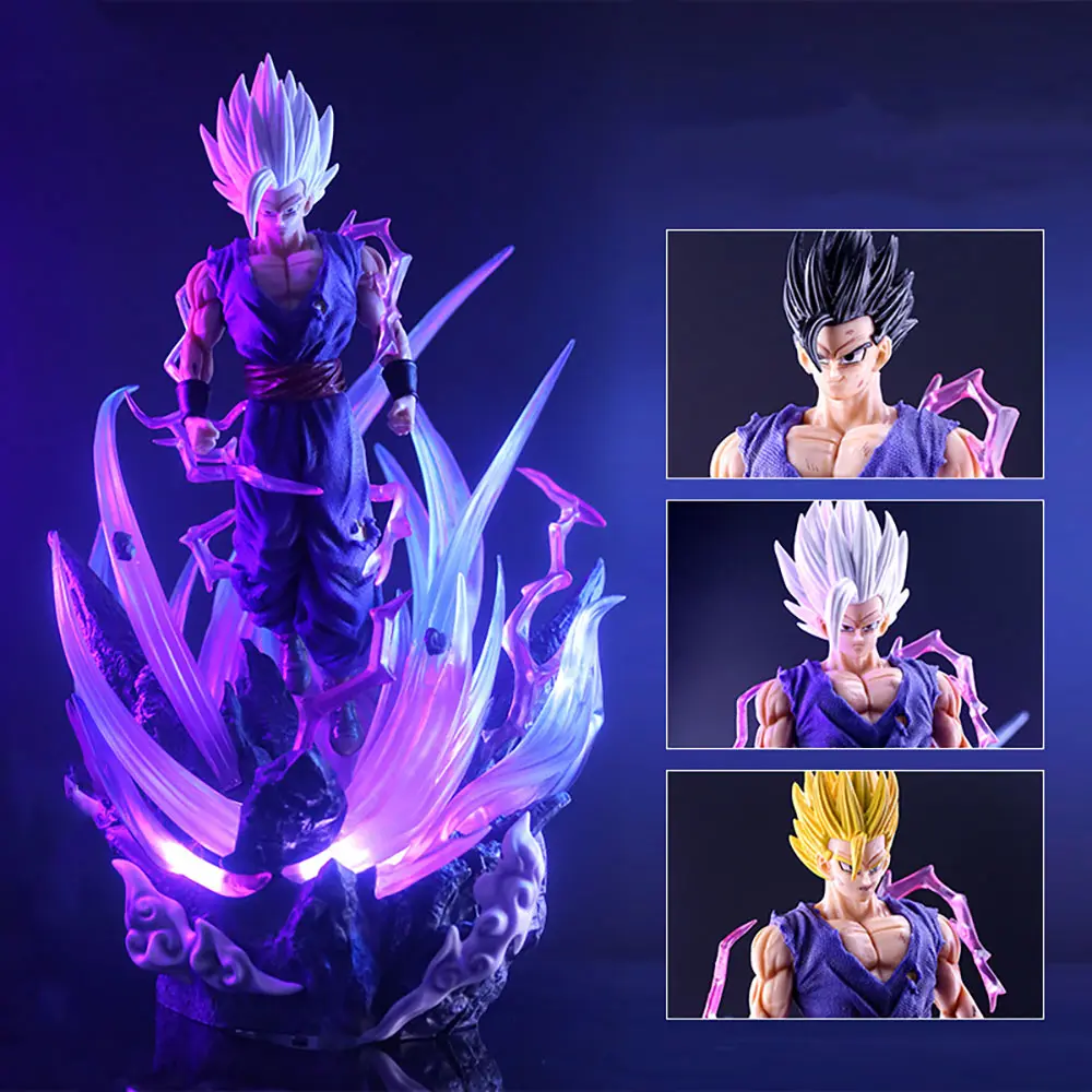 Buy Dragon Ball Super Beast Gohan Three Head Sculpts Version Statue with Crypto at AnimeFigureHub