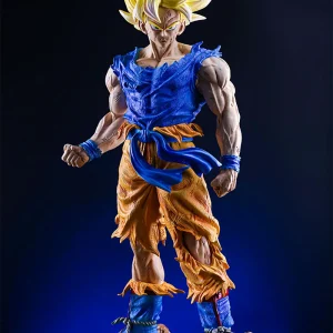 Dragon Ball Z – Goku (Battle Damaged Light Blue Version) Statue