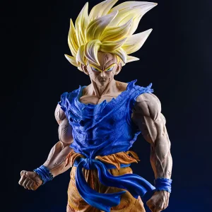 Dragon Ball Z – Goku (Battle Damaged Light Blue Version) Statue