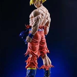 Dragon Ball Z – Goku (Battle Damaged Looking Back Version) Statue