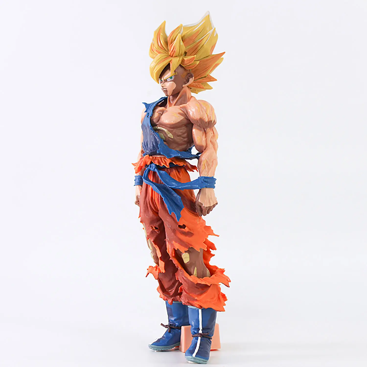 Buy Dragon Ball Z Goku Battle Damaged Manga Color Version Statue with Crypto at AnimeFigureHub