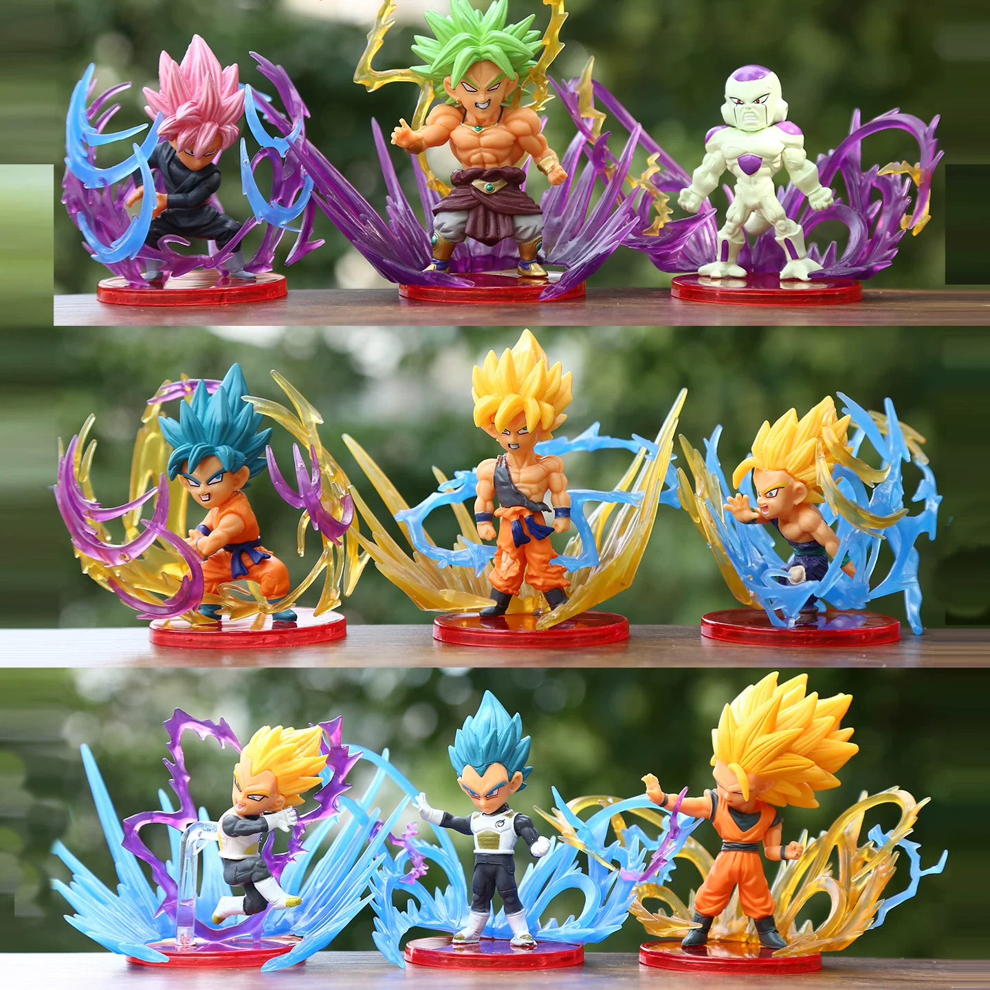 Dragon Ball Z - Goku Vegeta Frieza (9-Piece Diorama Statue Set)