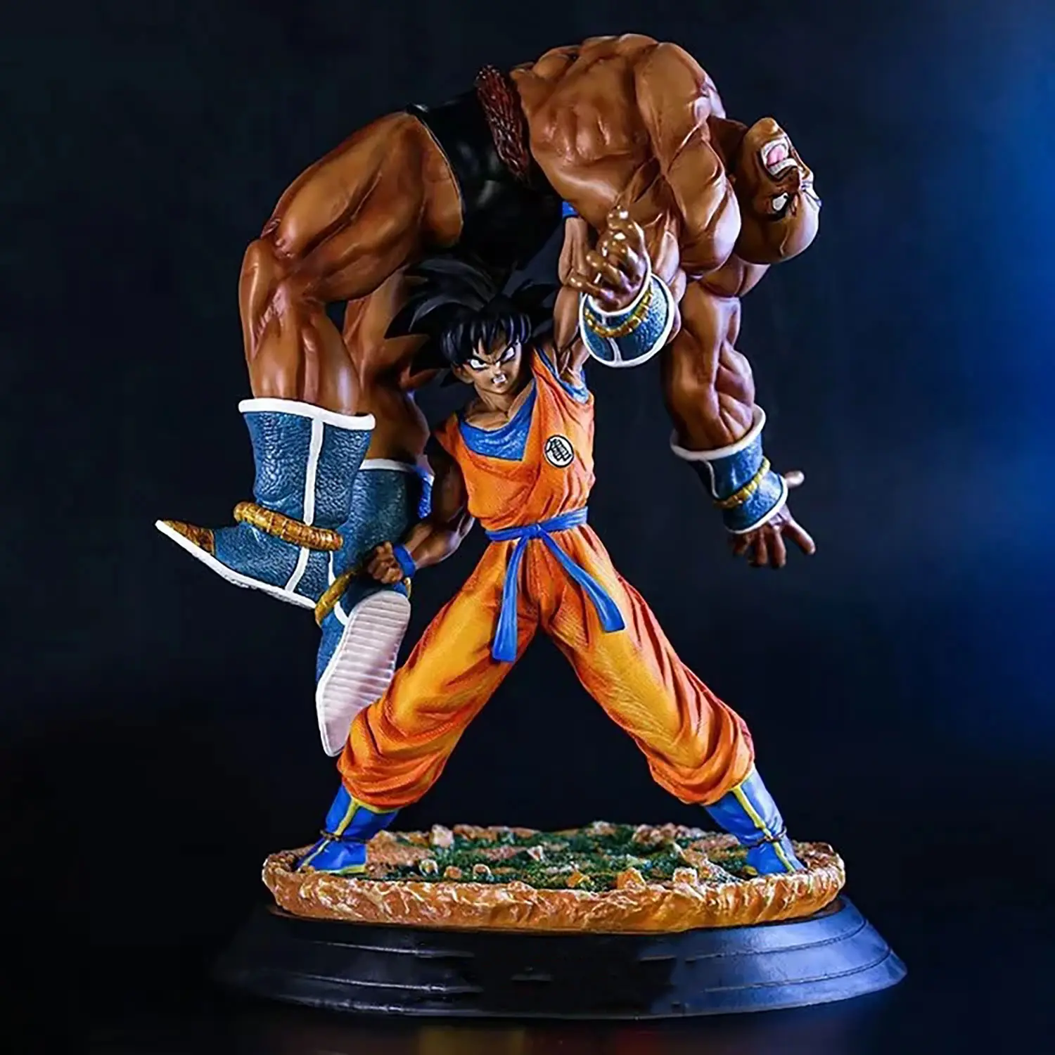 Buy Dragon Ball Z Goku VS Nappa Diorama Statue with Crypto at AnimeFigureHub