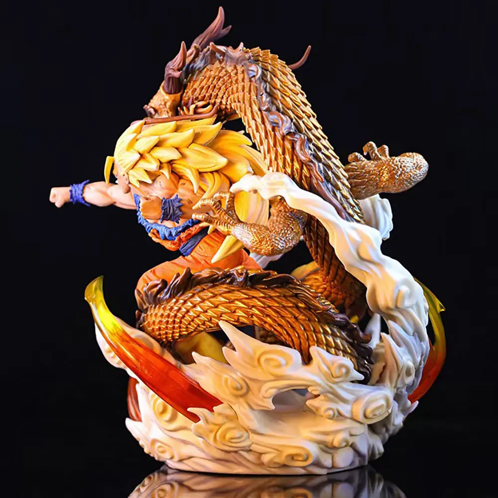 Dragon Ball Z - Super Saiyan 3 Goku (Dragon Fist Version) Statue - Image 6