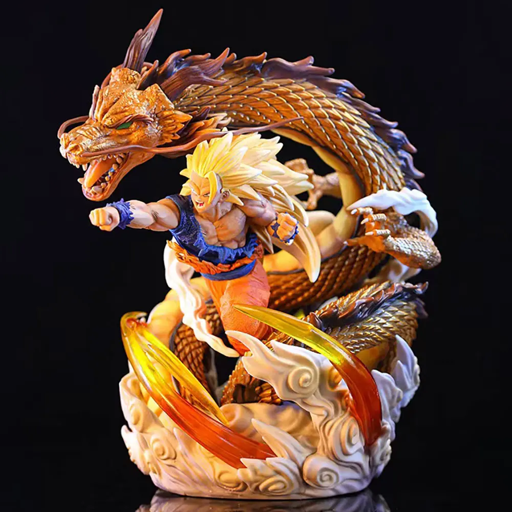 Dragon Ball Z - Super Saiyan 3 Goku (Dragon Fist Version) Statue - Image 4