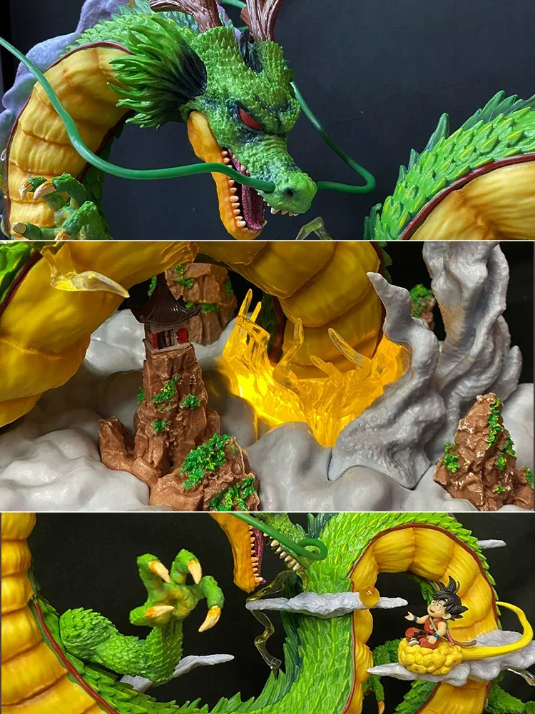 Dragon Ball Z - Large Shenron and Kid Goku Diorama Statue - Image 5