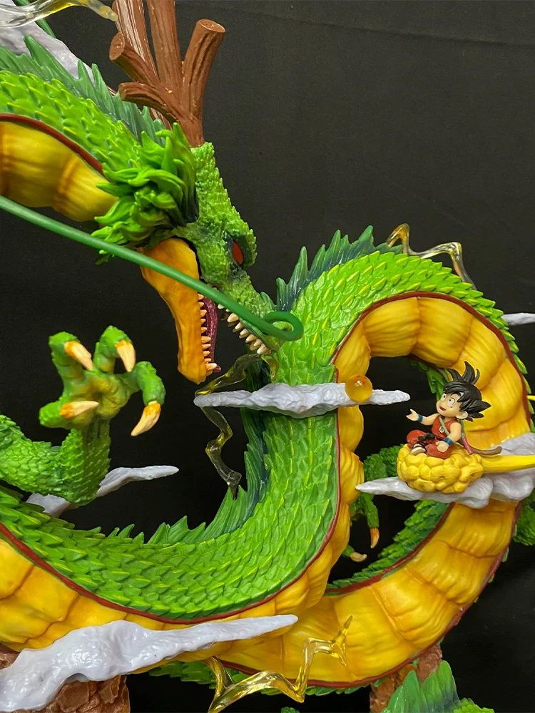 Dragon Ball Z - Large Shenron and Kid Goku Diorama Statue - Image 4