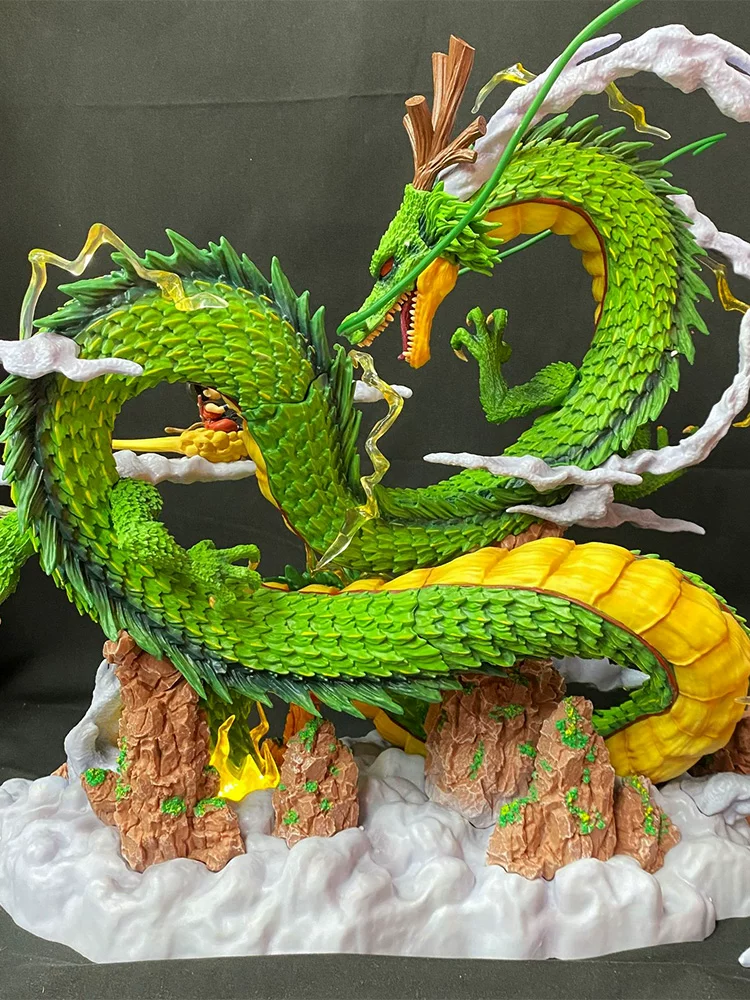 Dragon Ball Z - Large Shenron and Kid Goku Diorama Statue - Image 3
