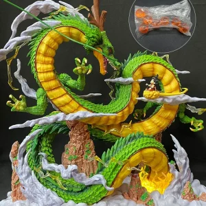 Dragon Ball Z – Large Shenron and Kid Goku Diorama Statue