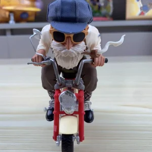 Dragon Ball Z – Master Roshi Riding Motorcycle Statue