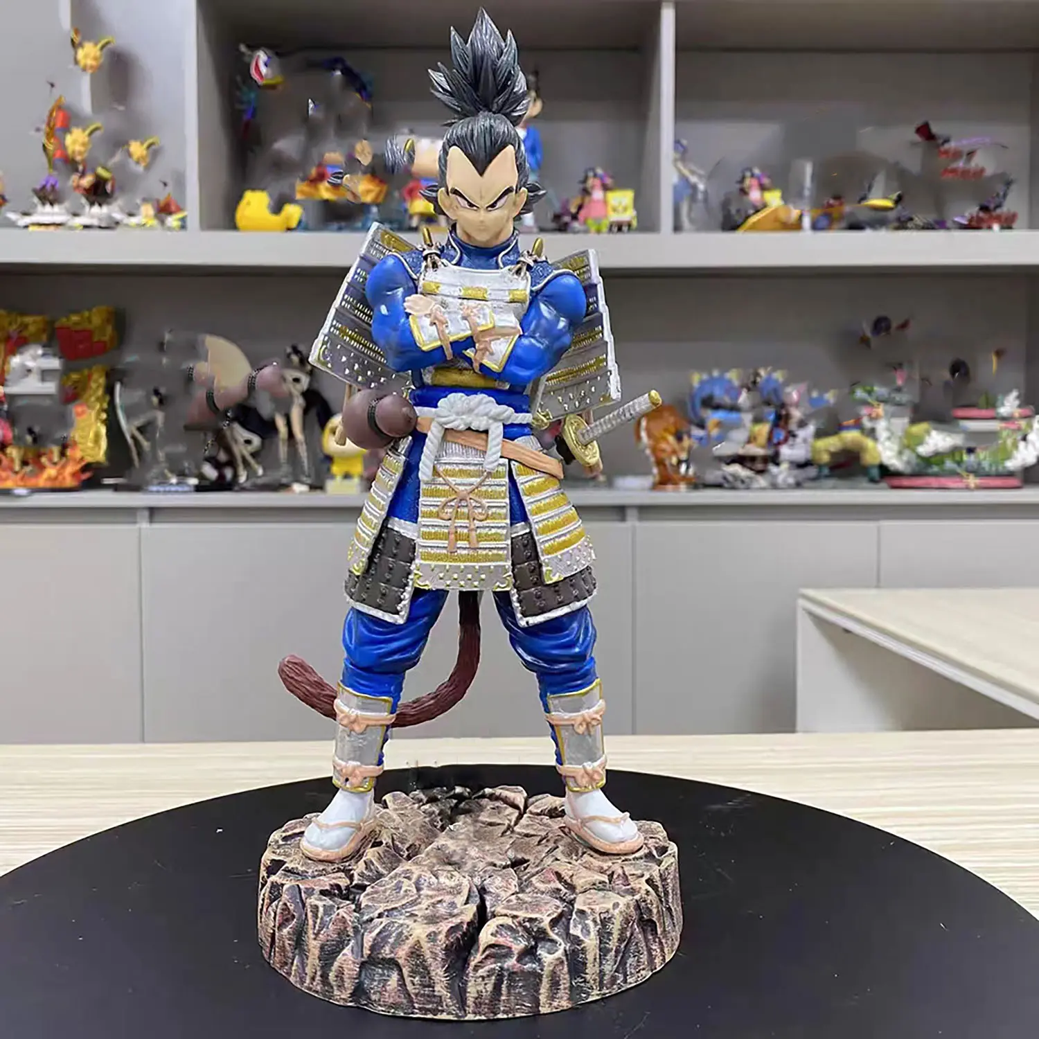 Buy Dragon Ball Z Vegeta Japanese Wafuu Samurai Style Version Statue with Crypto at AnimeFigureHub