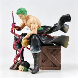 One Piece – Roronoa Zoro (Sitting Pose Dual Head Sculpt Version) Statue