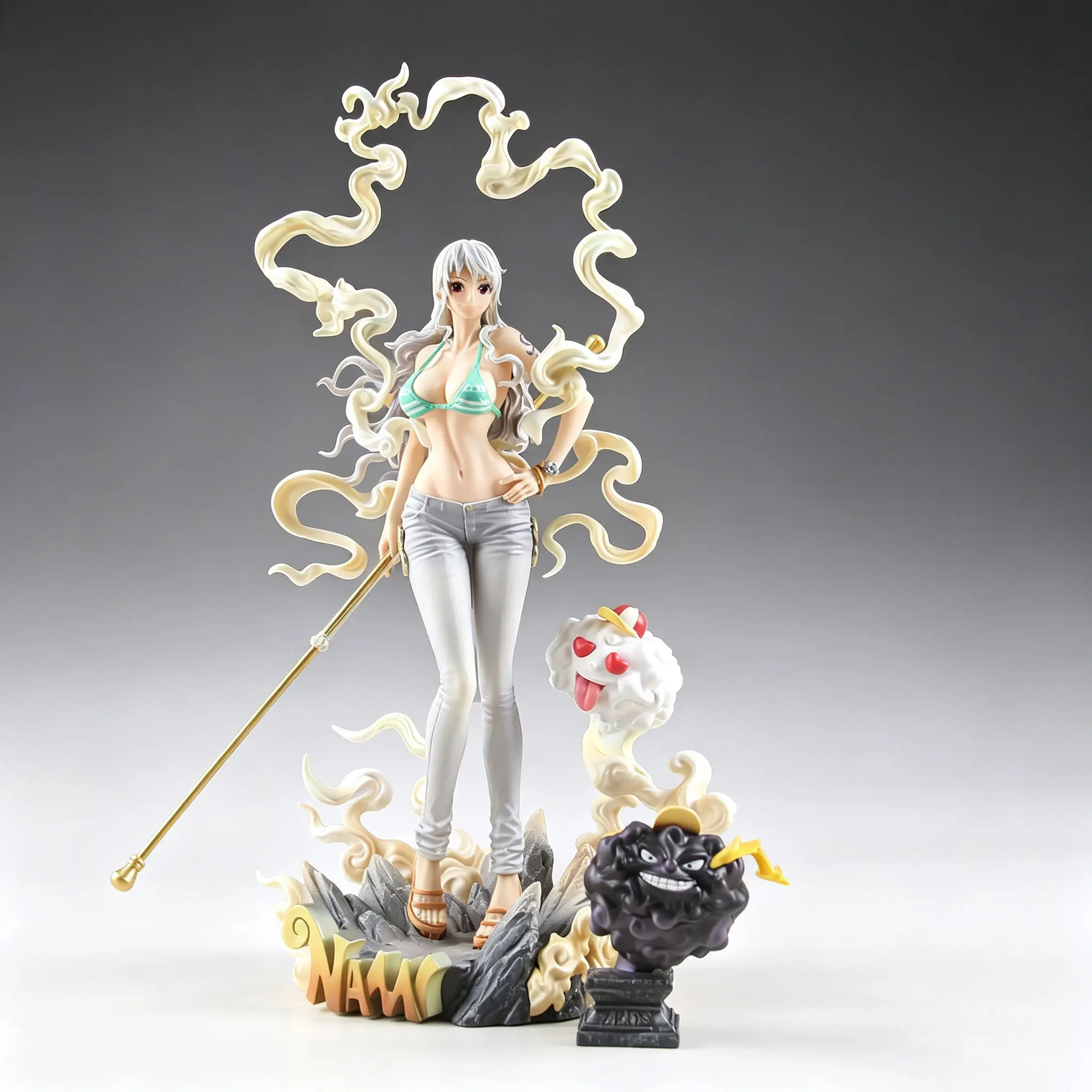 Buy One Piece Nami Sun God Nika Style Conceptual Version Statue with Crypto at AnimeFigureHub