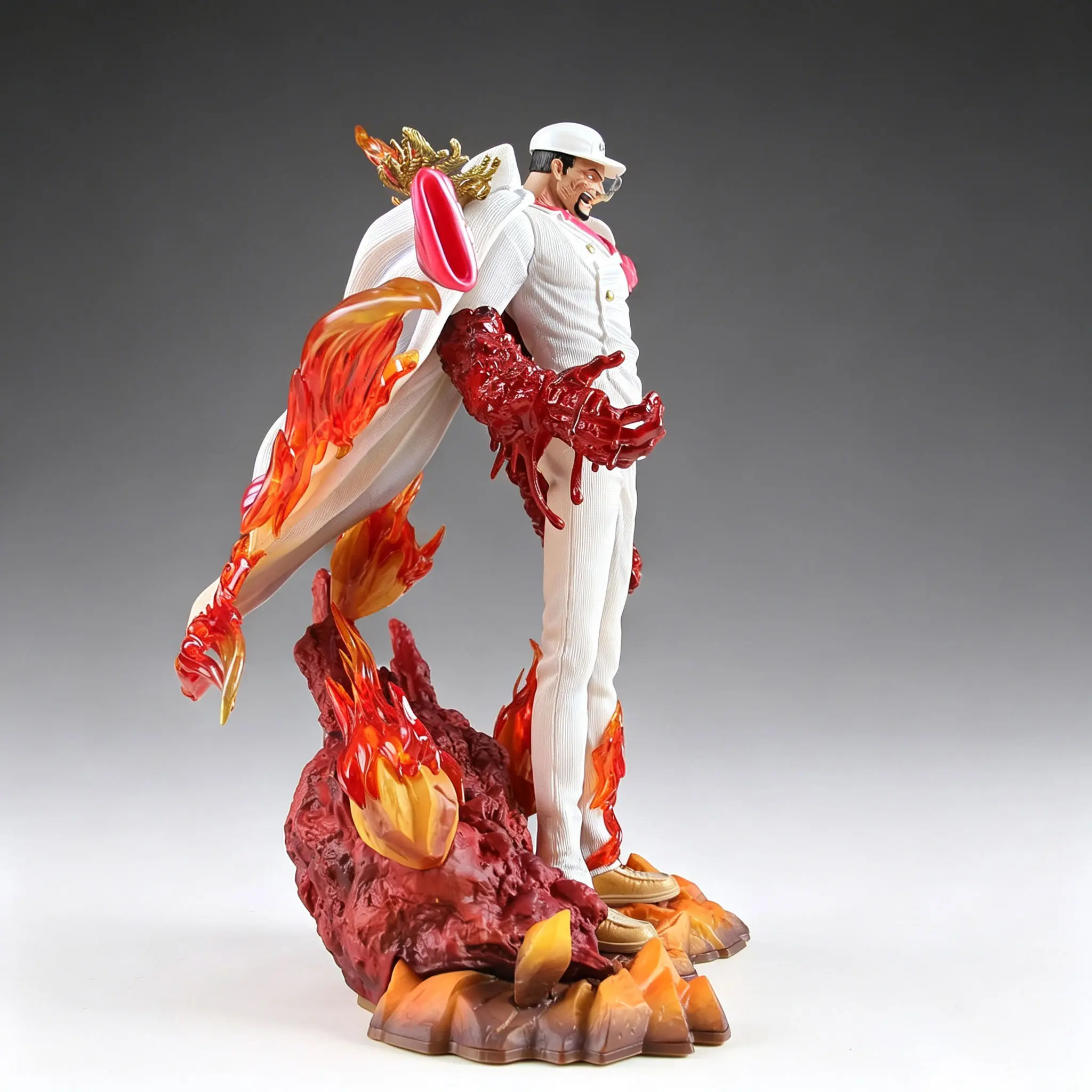 One Piece - Sakazuki Akainu (White Coat / Marine Admiral Version) Statue - Image 2
