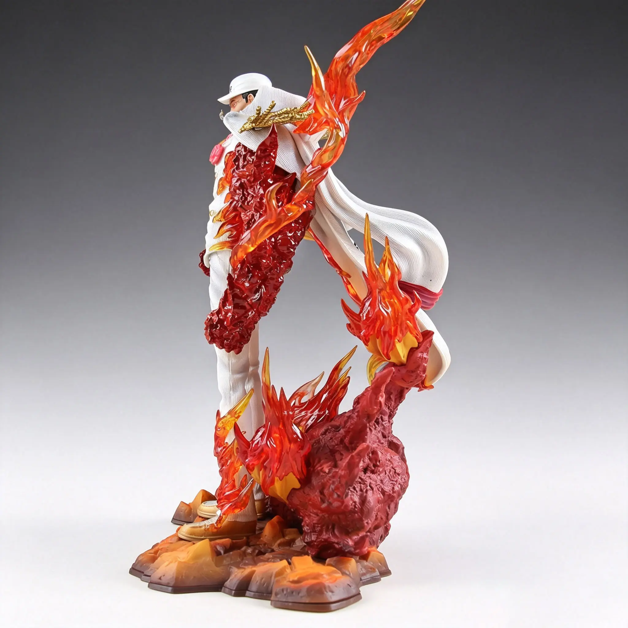 One Piece - Sakazuki Akainu (White Coat / Marine Admiral Version) Statue - Image 4