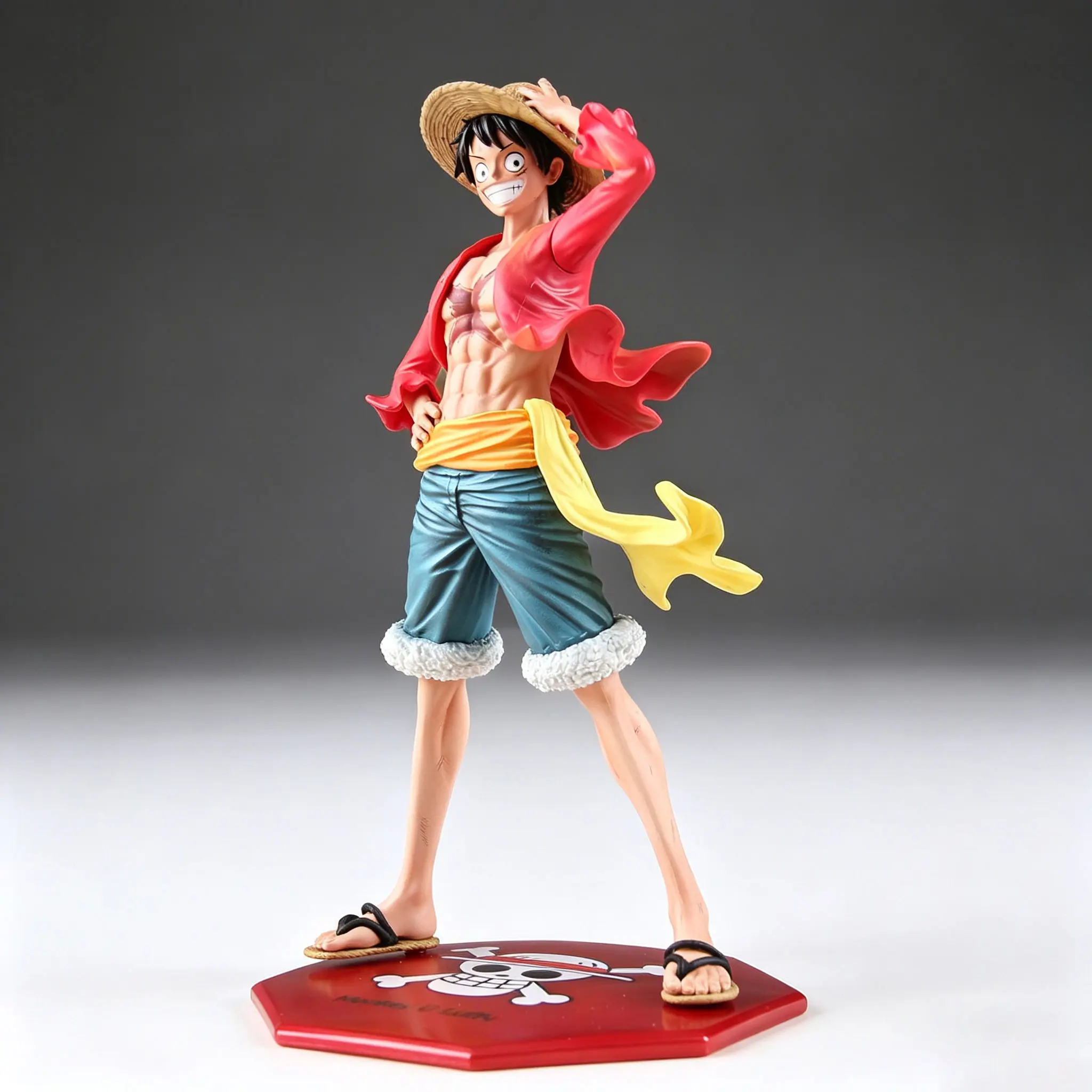 One Piece - Monkey D. Luffy (Onigashima Raid Hat-Holding Version) Statue - Image 3