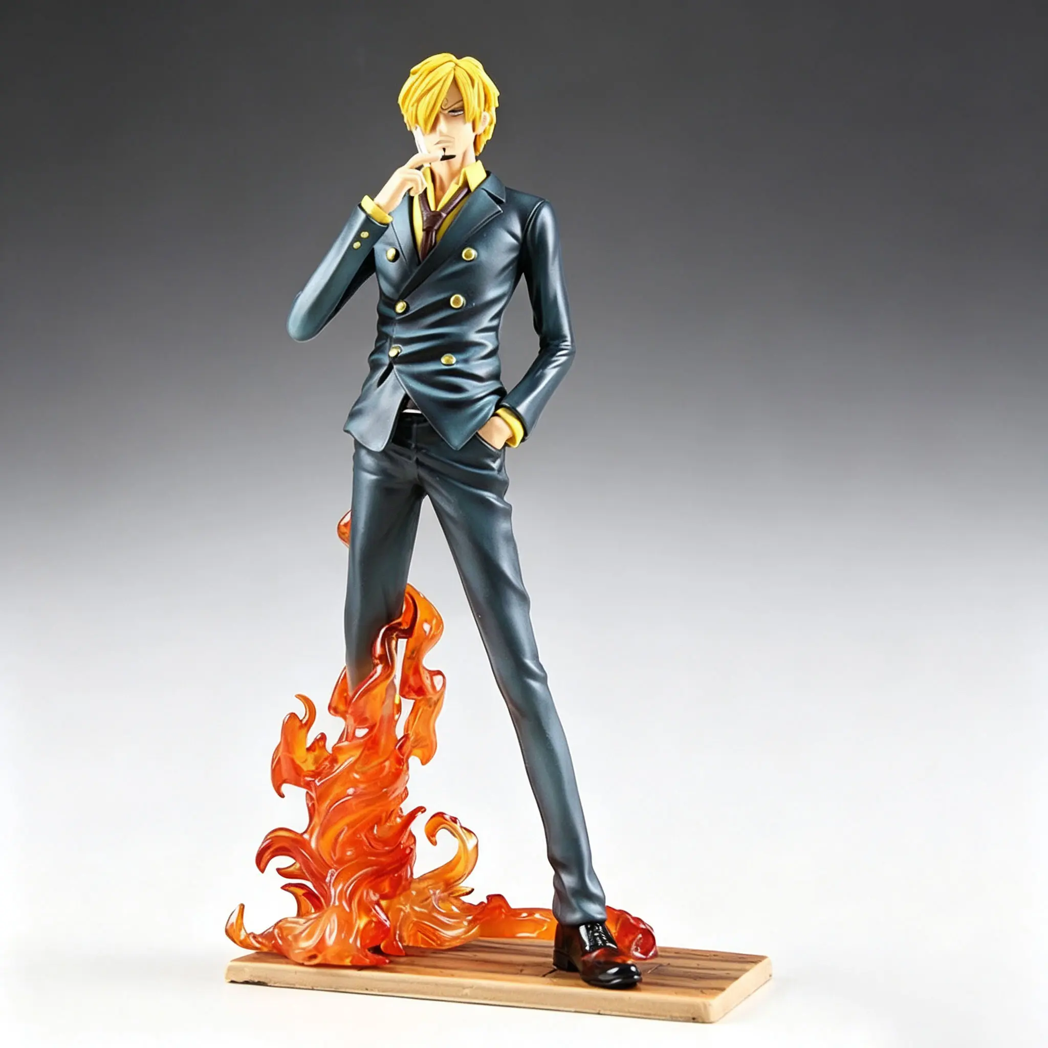 Buy One Piece Vinsmoke Sanji Diable Jambe Version Statue with Crypto at AnimeFigureHub