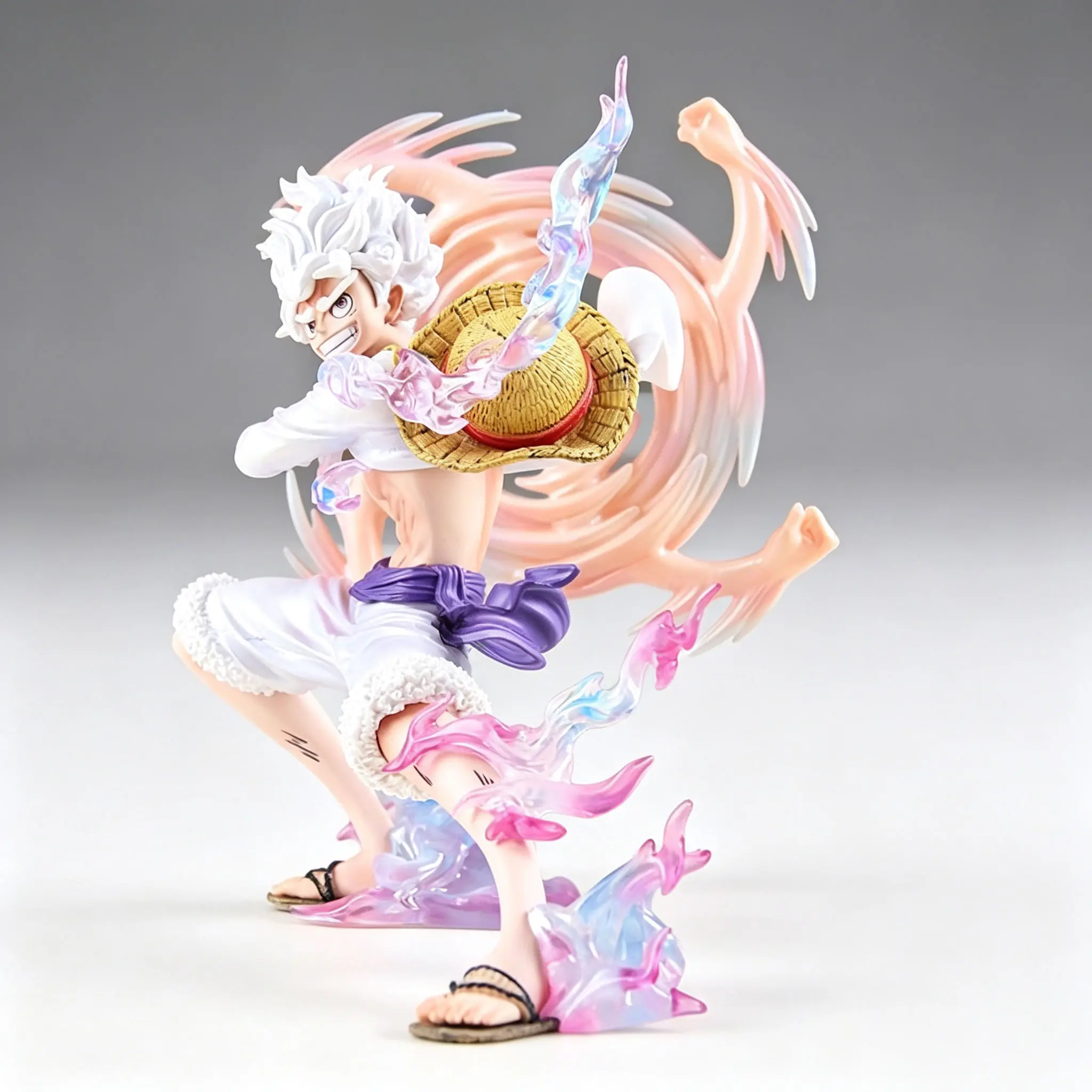 One Piece - Monkey D. Luffy (Gear 5th Stretching / Arm-Swinging Punch Version) Statue - Image 7