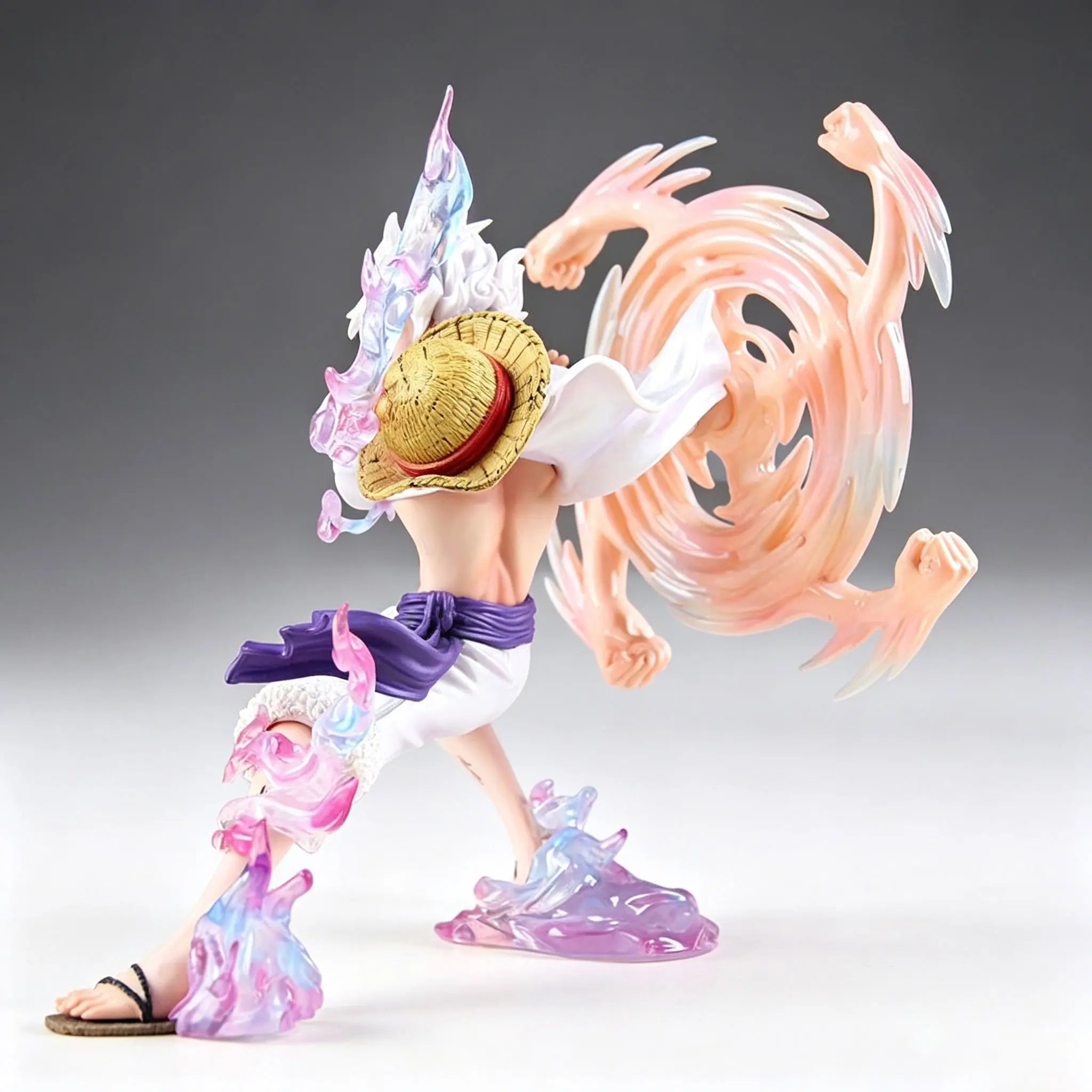One Piece - Monkey D. Luffy (Gear 5th Stretching / Arm-Swinging Punch Version) Statue - Image 6