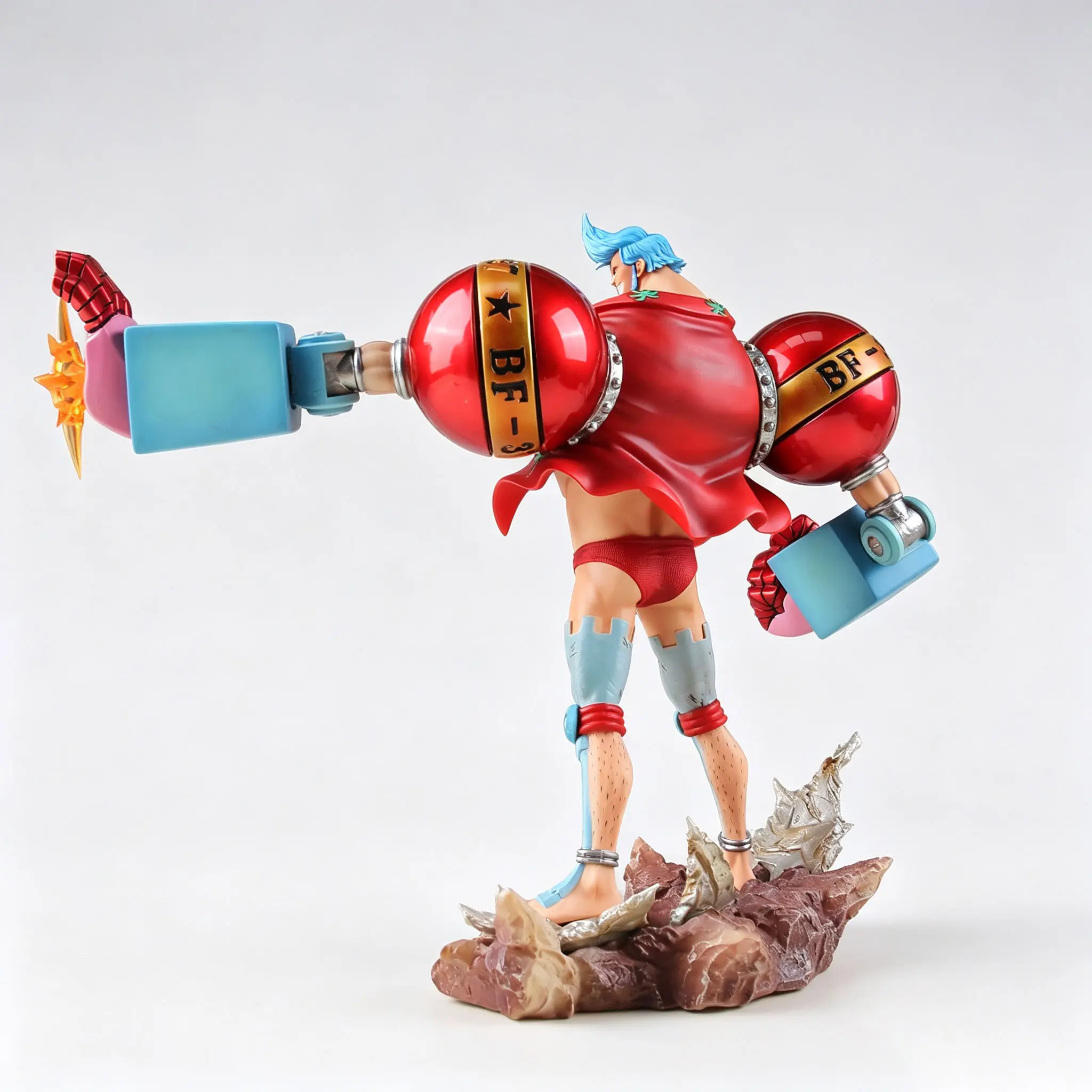 One Piece - Franky (Dual Head / Interchangeable Portraits Version) Statue - Image 5