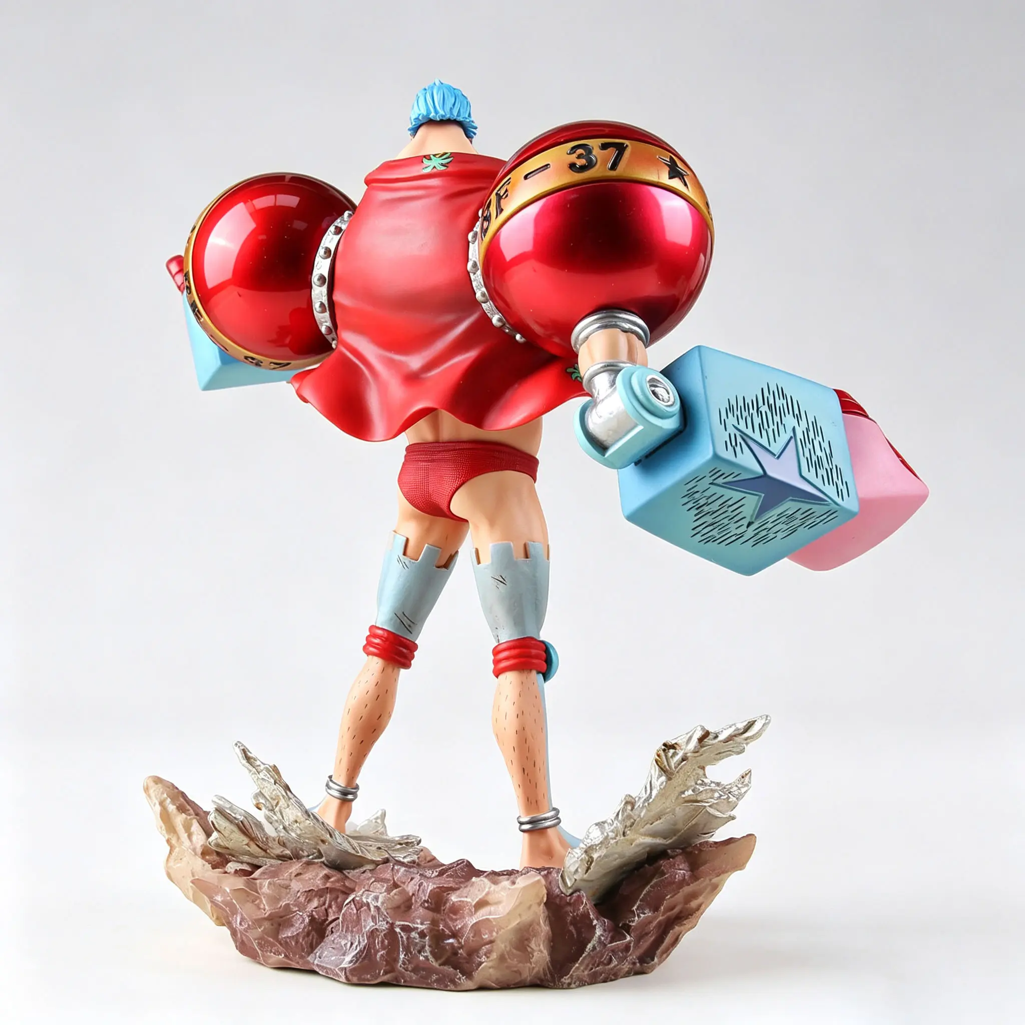One Piece - Franky (Dual Head / Interchangeable Portraits Version) Statue - Image 6