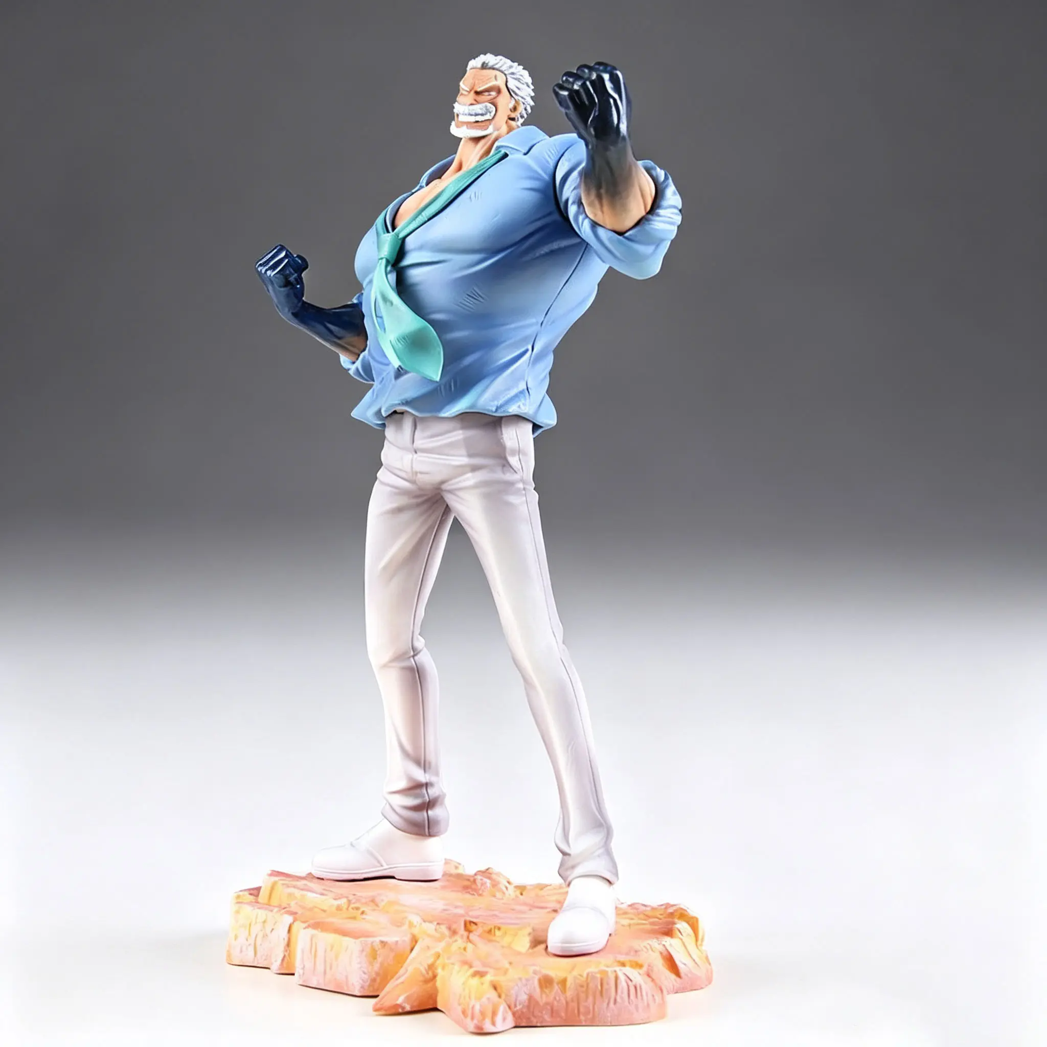One Piece - Monkey D. Garp (Hero Blue Coat Version) Statue - Image 3