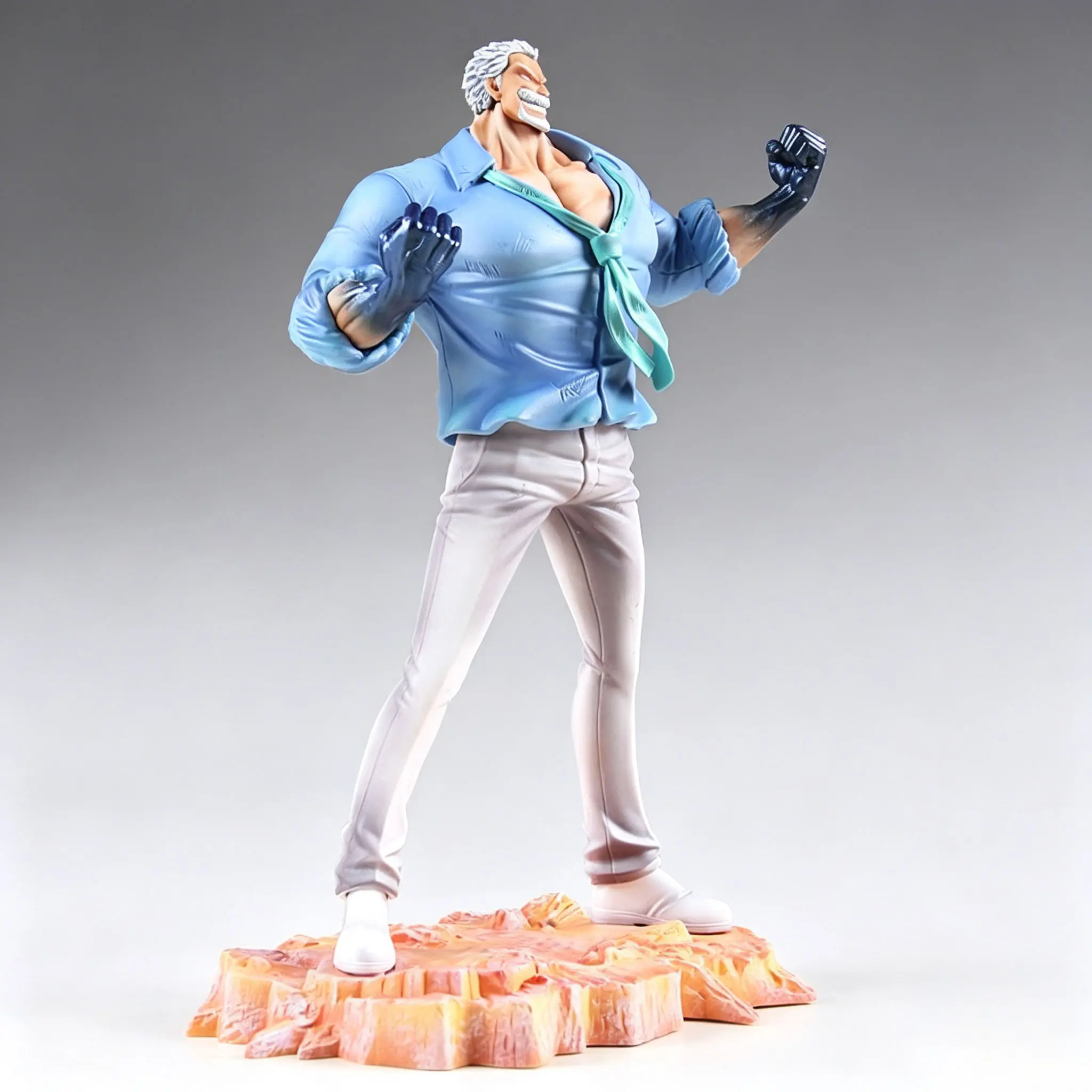 One Piece - Monkey D. Garp (Hero Blue Coat Version) Statue - Image 4
