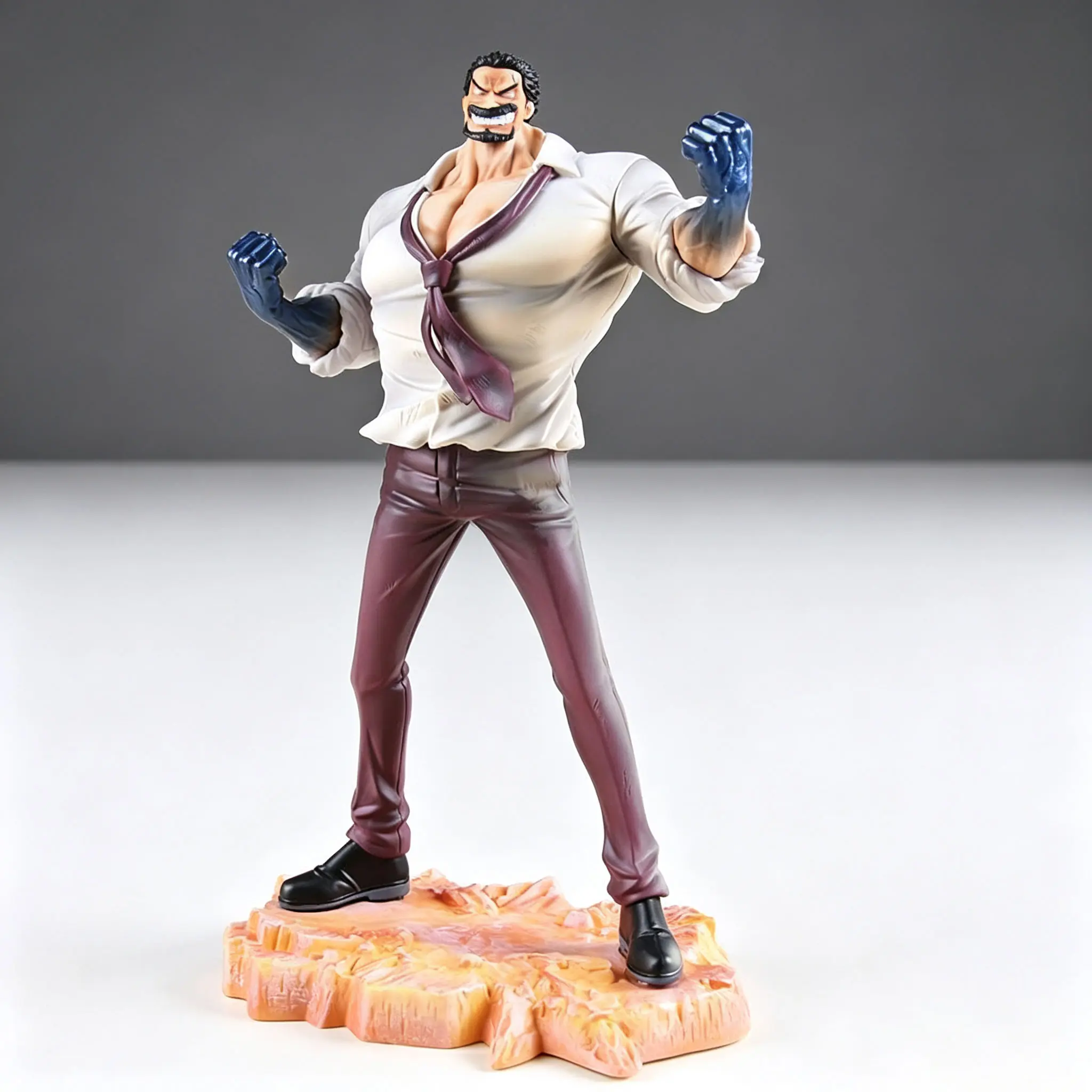 One Piece - Monkey D. Garp (Hero White Coat Version) Statue - Image 3