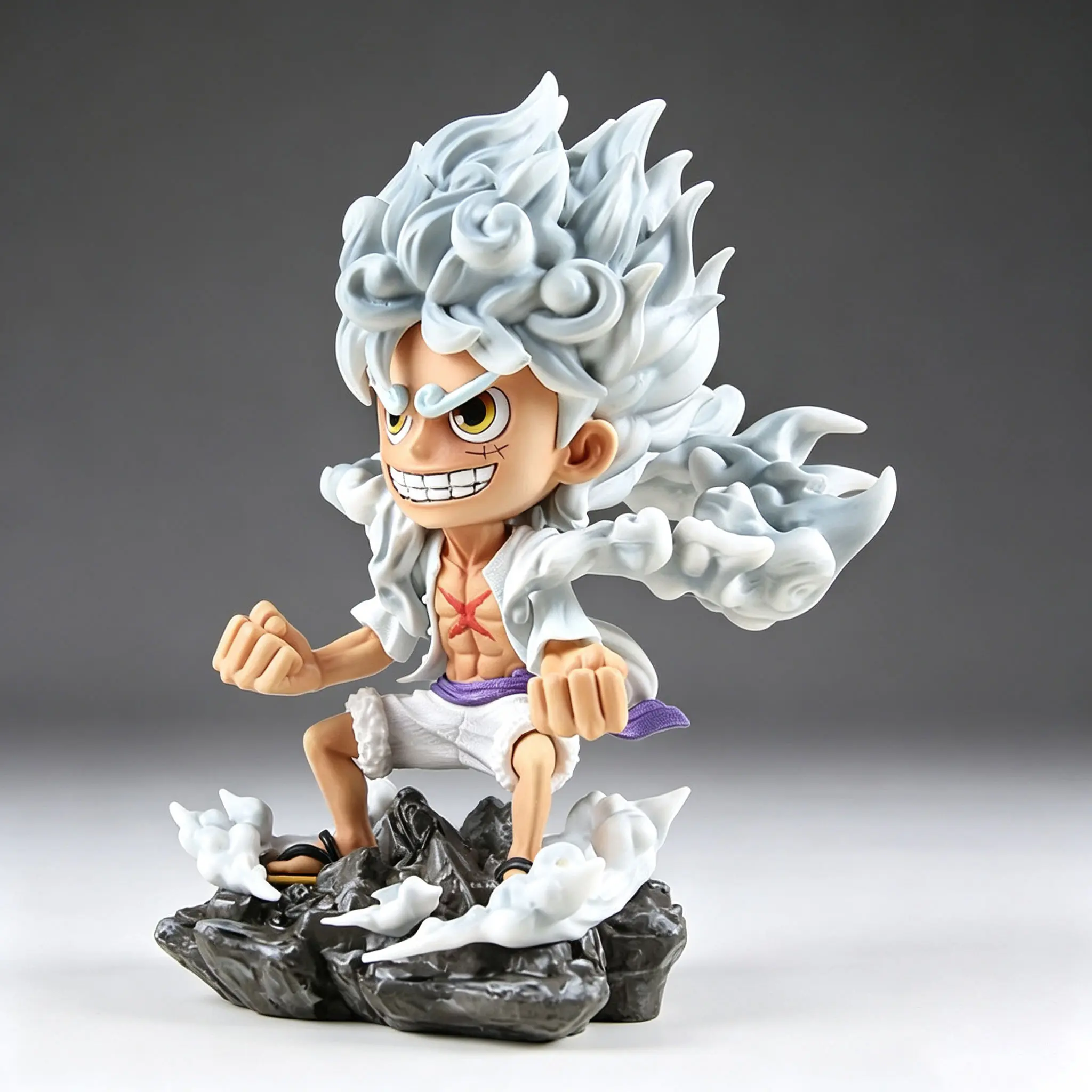 One Piece - Monkey D. Luffy (Gear 5th / Sun God Nika Version) Statue - Image 6