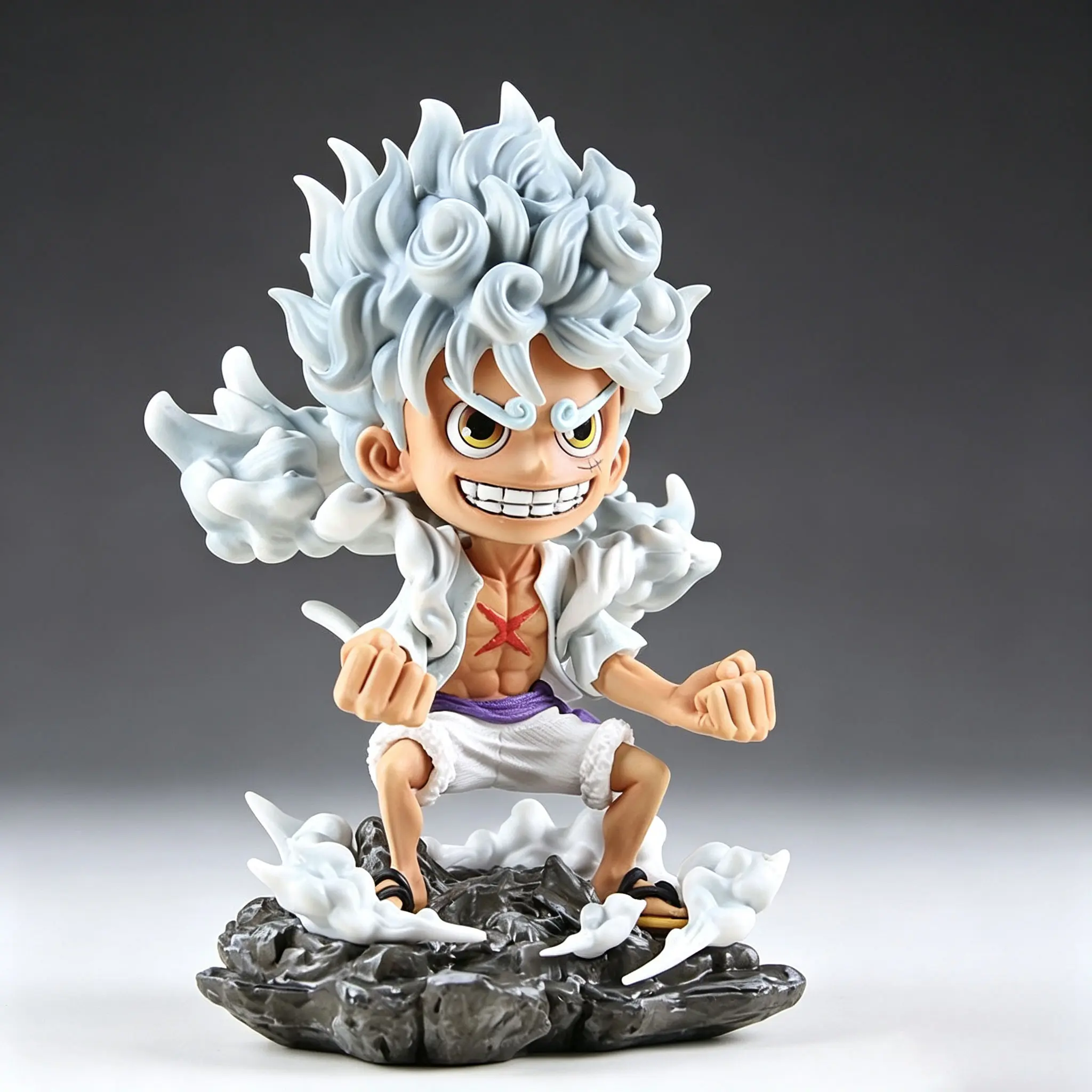 One Piece - Monkey D. Luffy (Gear 5th / Sun God Nika Version) Statue - Image 2