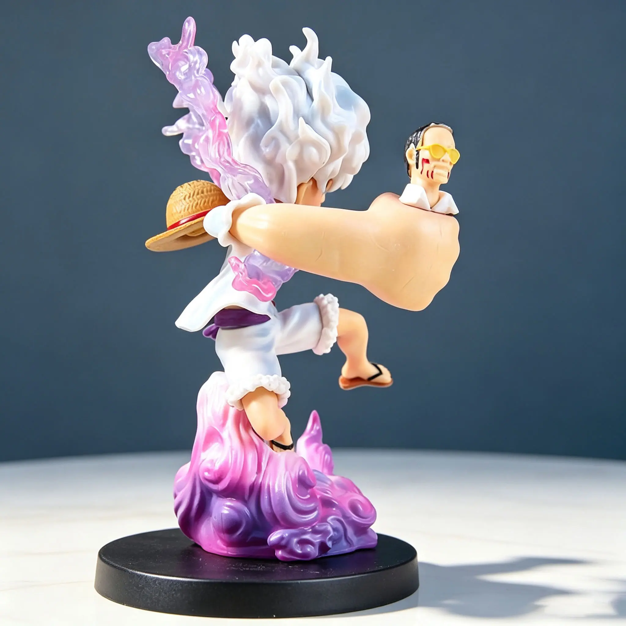 One Piece - Monkey D. Luffy (Gear 5 Nika Grabbing Kizaru Version) Statue - Image 3