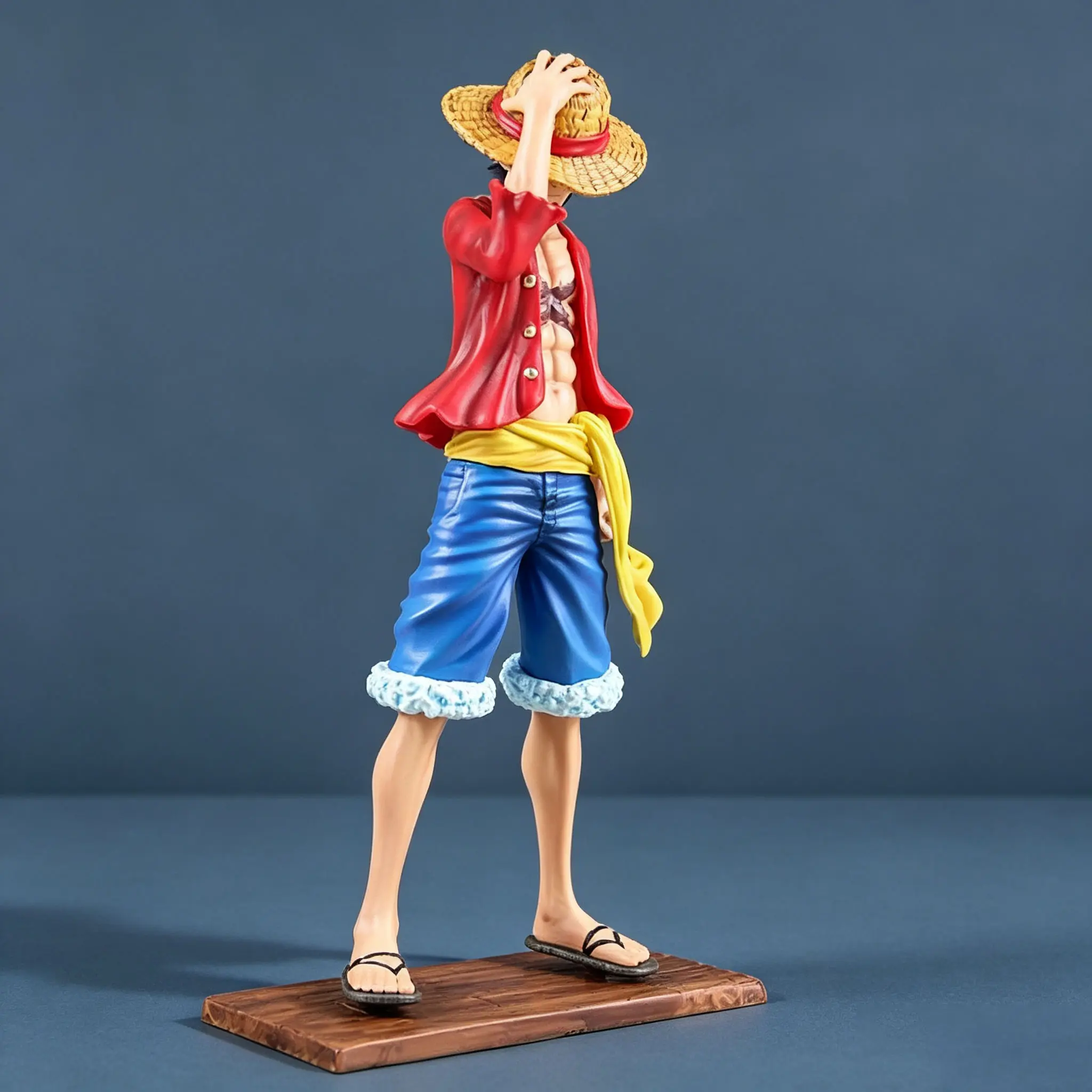 Buy One Piece Monkey D. Luffy Red Vest Version Statue with Crypto at AnimeFigureHub