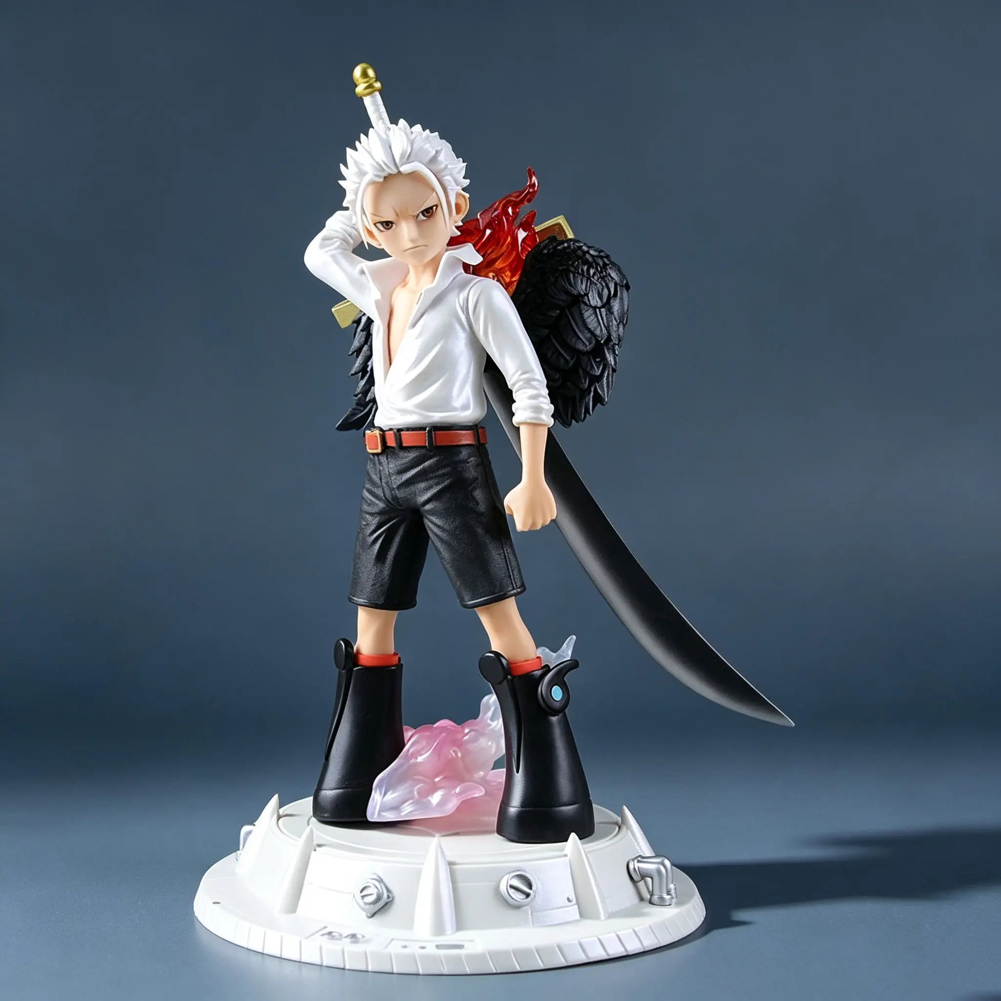 Buy One Piece Childhood Dracule Mihawk Statue with Crypto at AnimeFigureHub